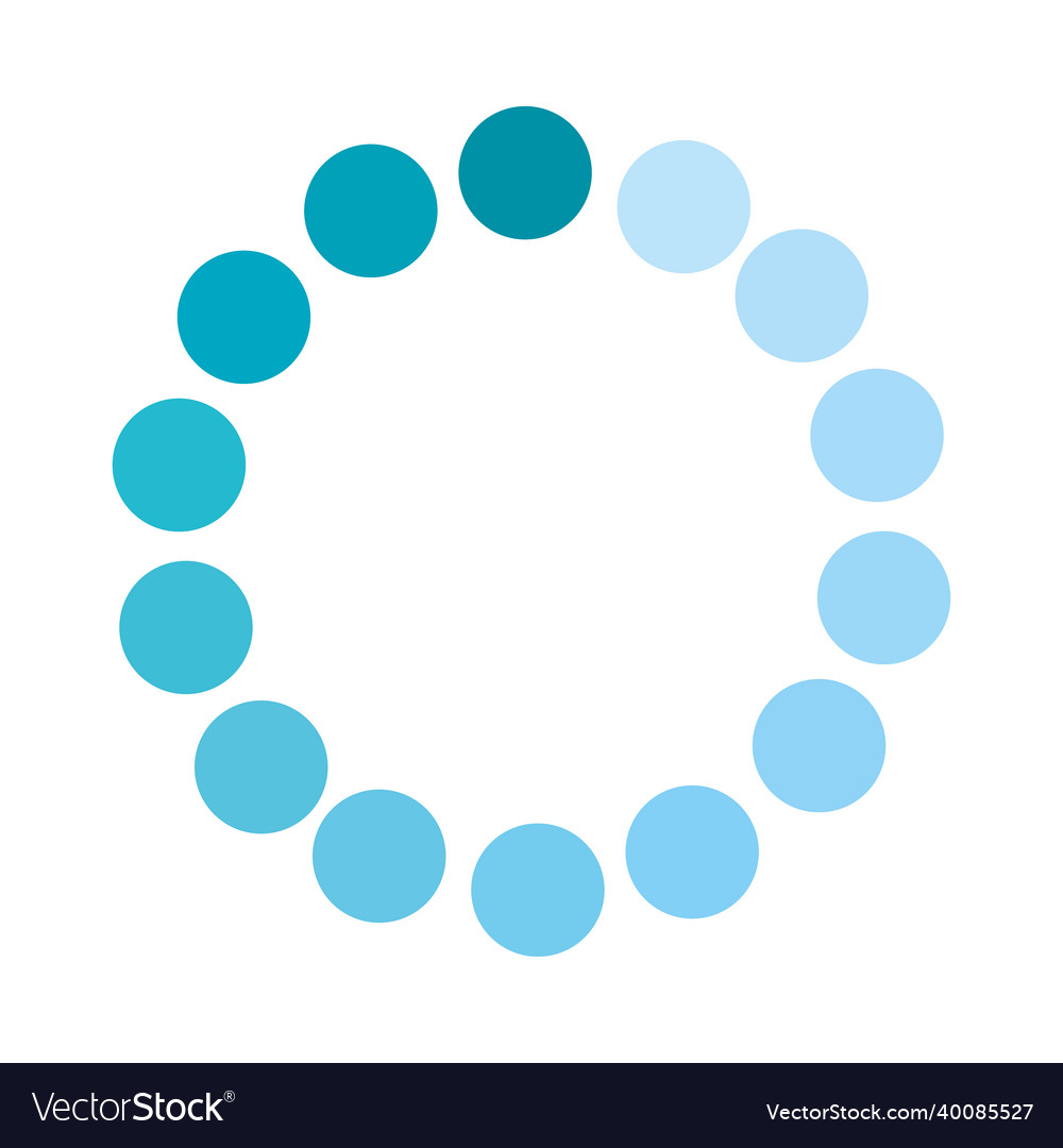 Loading circle dots