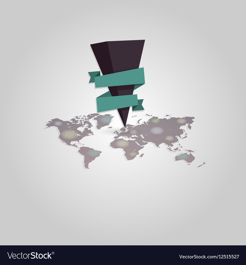Map pointer icon location symbol