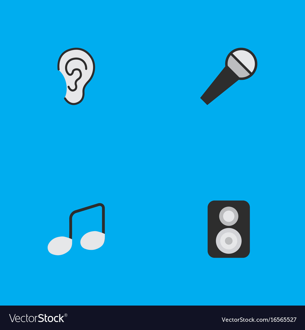 Set of simple icons element