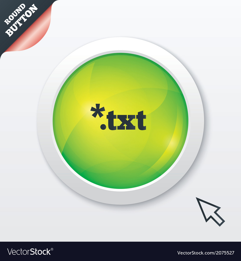 Text file icon download txt doc button