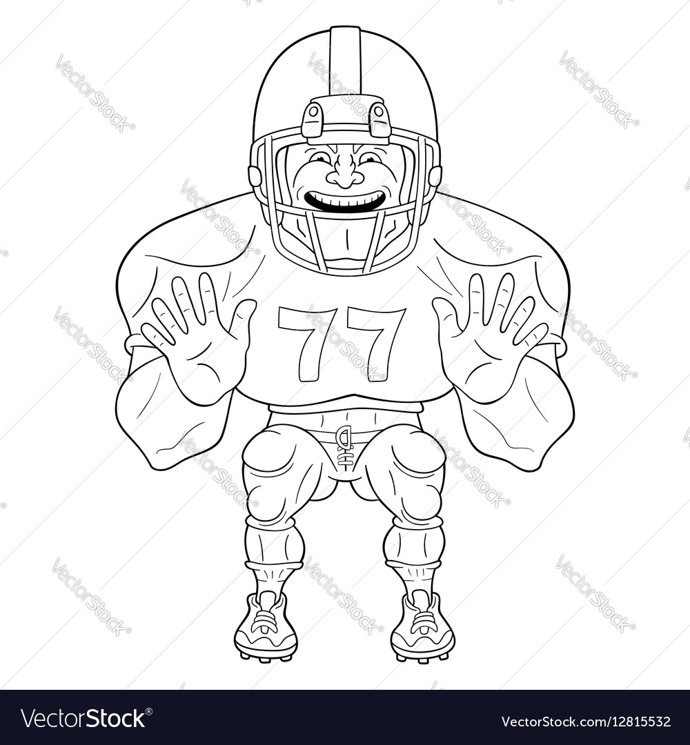 American football player