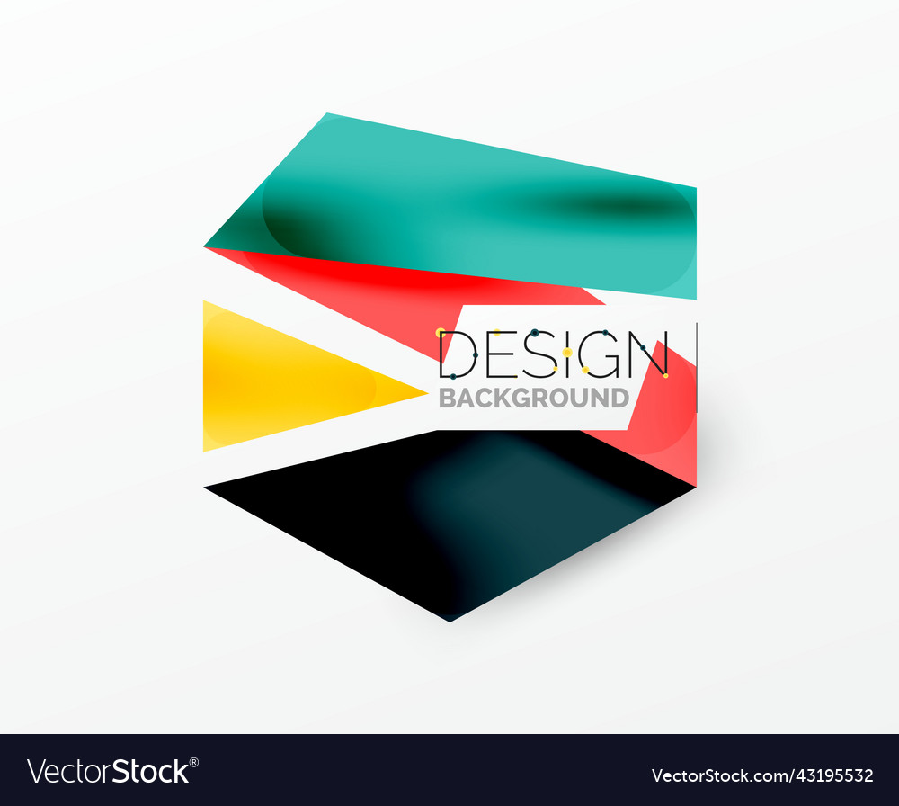 Background abstract overlapping shapes minimal vector image Background abstract overlapping shapes minimal