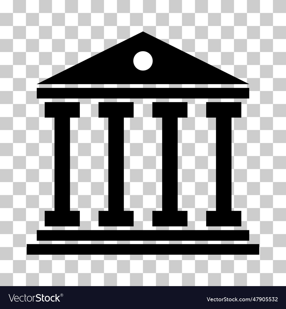 Building university architecture icon museum vector image Building university architecture icon museum