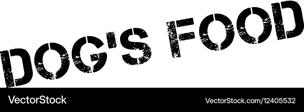 Dog Food rubber stamp Royalty Free Vector Image
