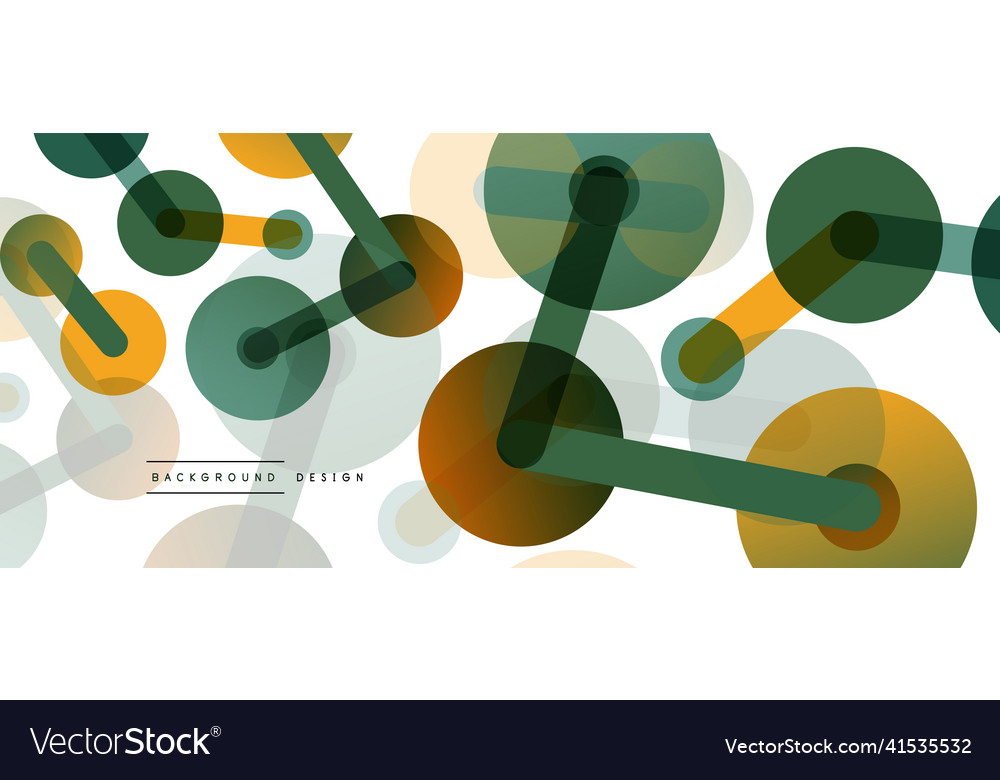 Network concept abstract background dots vector image Network concept abstract background dots