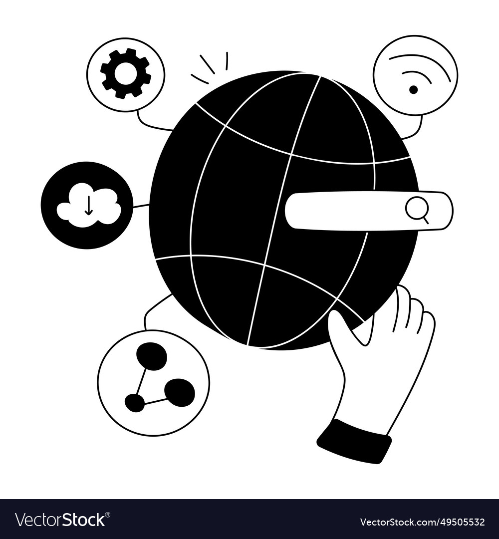 Online networking Royalty Free Vector Image - VectorStock