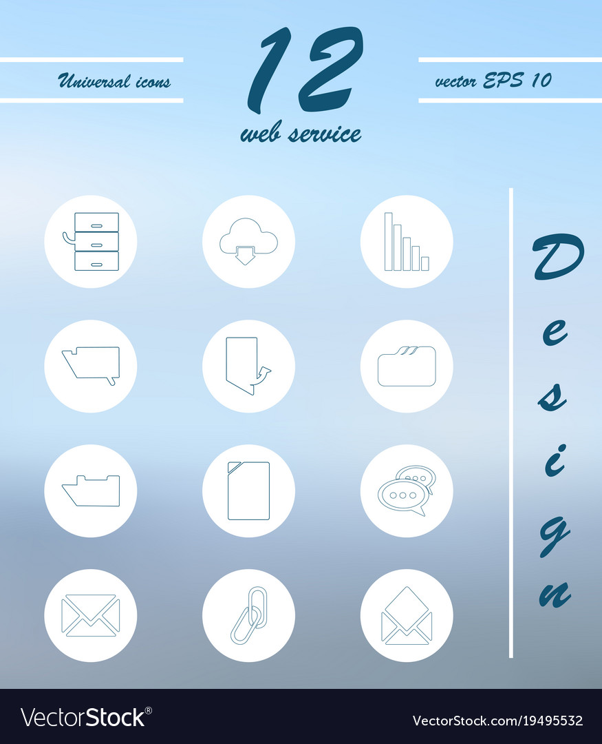 Service Line Icons Set