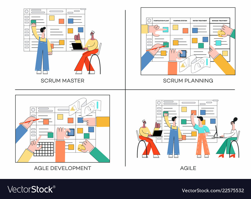 Satz von Scrum-Planung