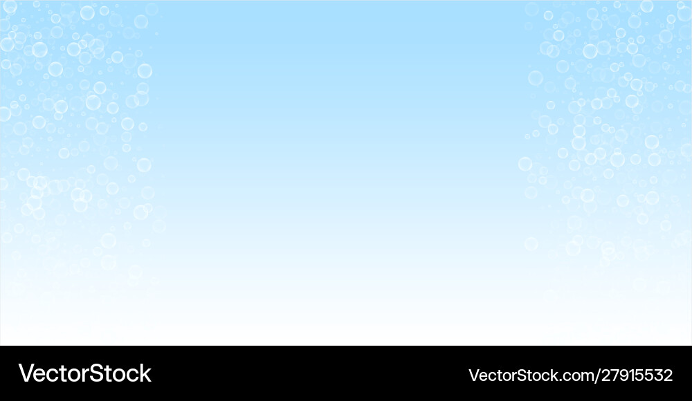 Soap bubbles abstract background blowing bubbles Vector Image