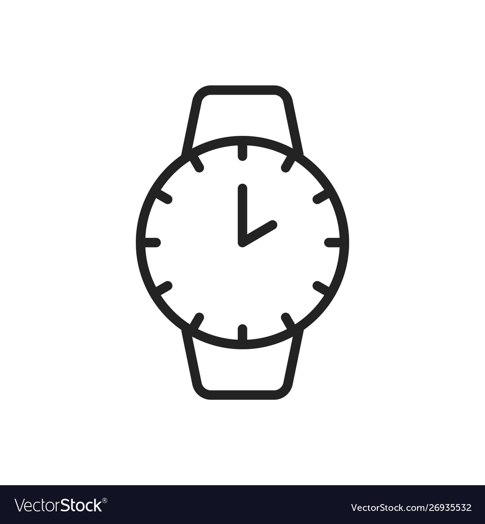 Zeit und Uhr Web-Symbole im Linienstil Timer