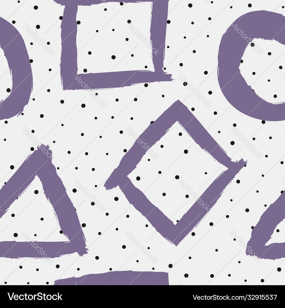 Abstract seamless pattern with polka dots Vector Image