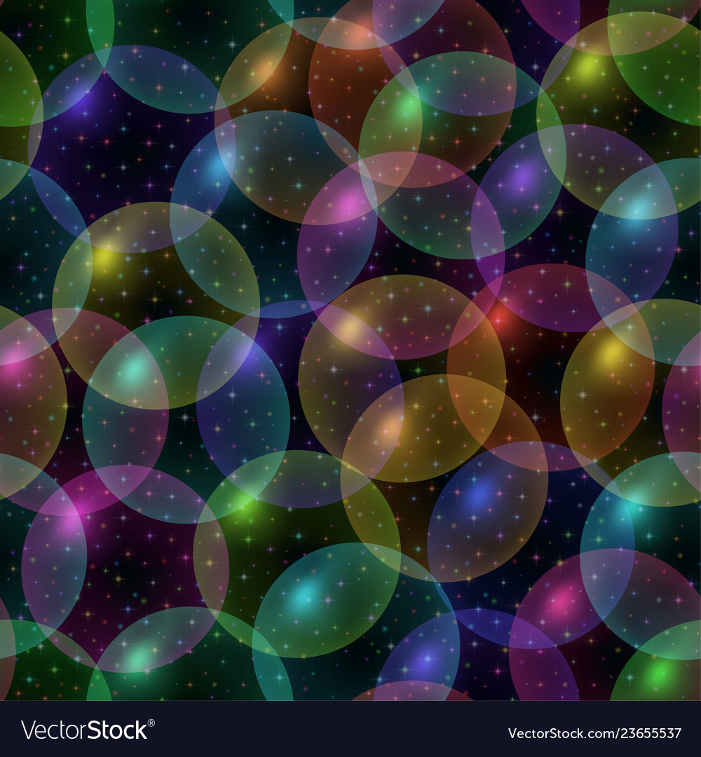 Bubbles seamless pattern vector image Bubbles seamless pattern