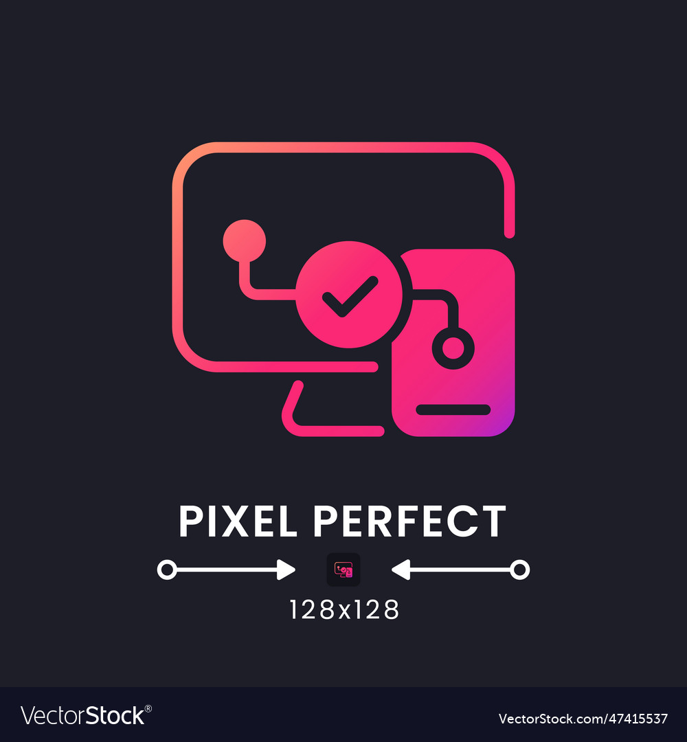 Cross-platform compatibility pink solid gradient Vector Image