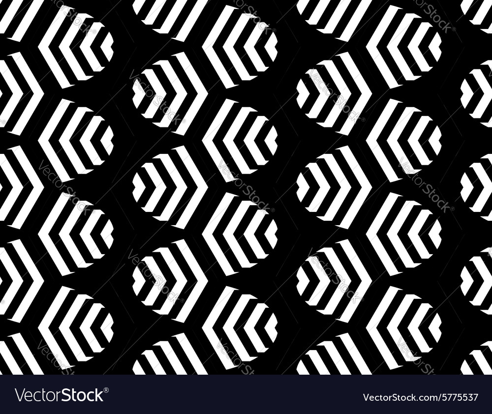 Design seamless monochrome zigzag pattern