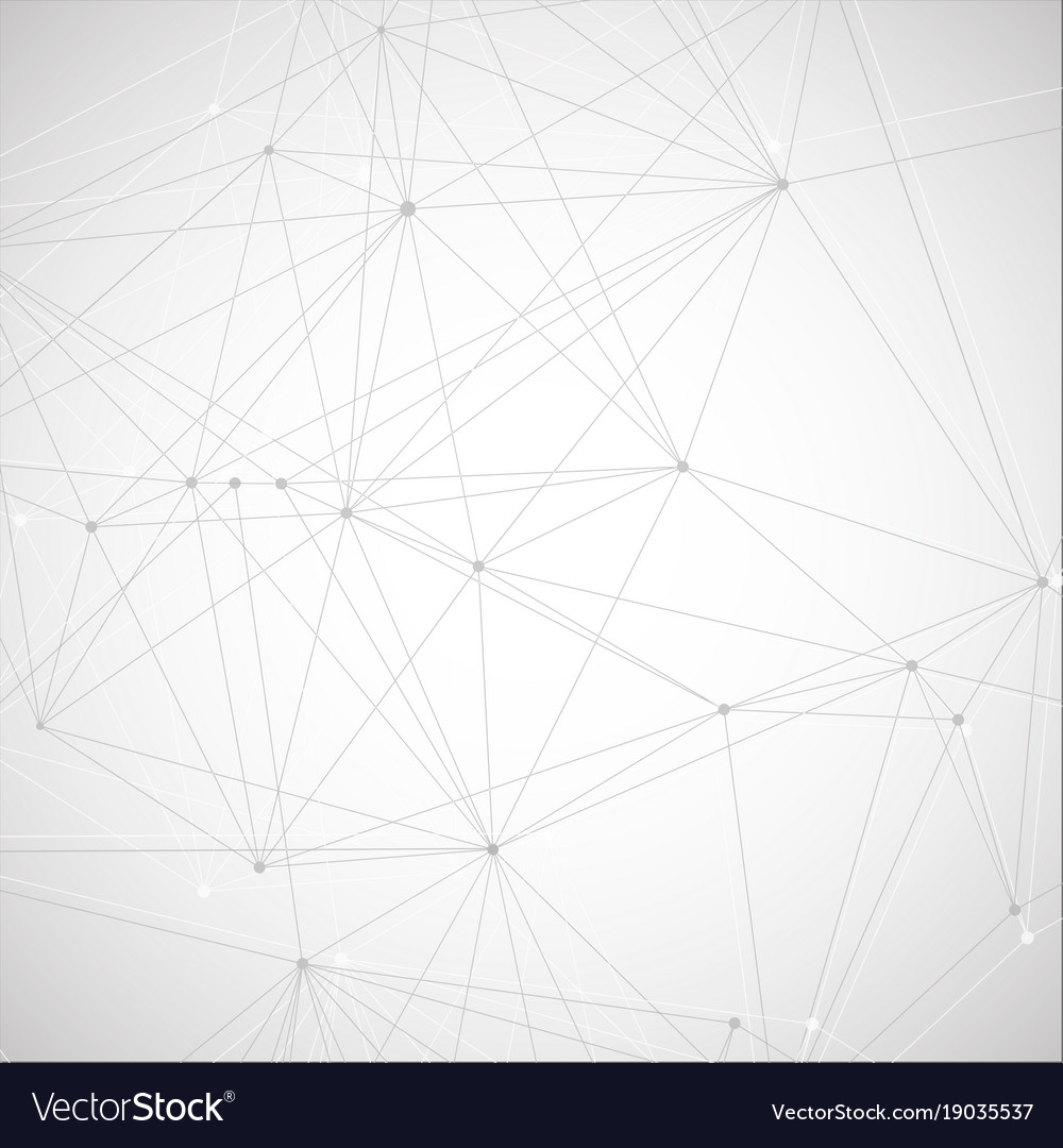 Geometric abstract background with connected line