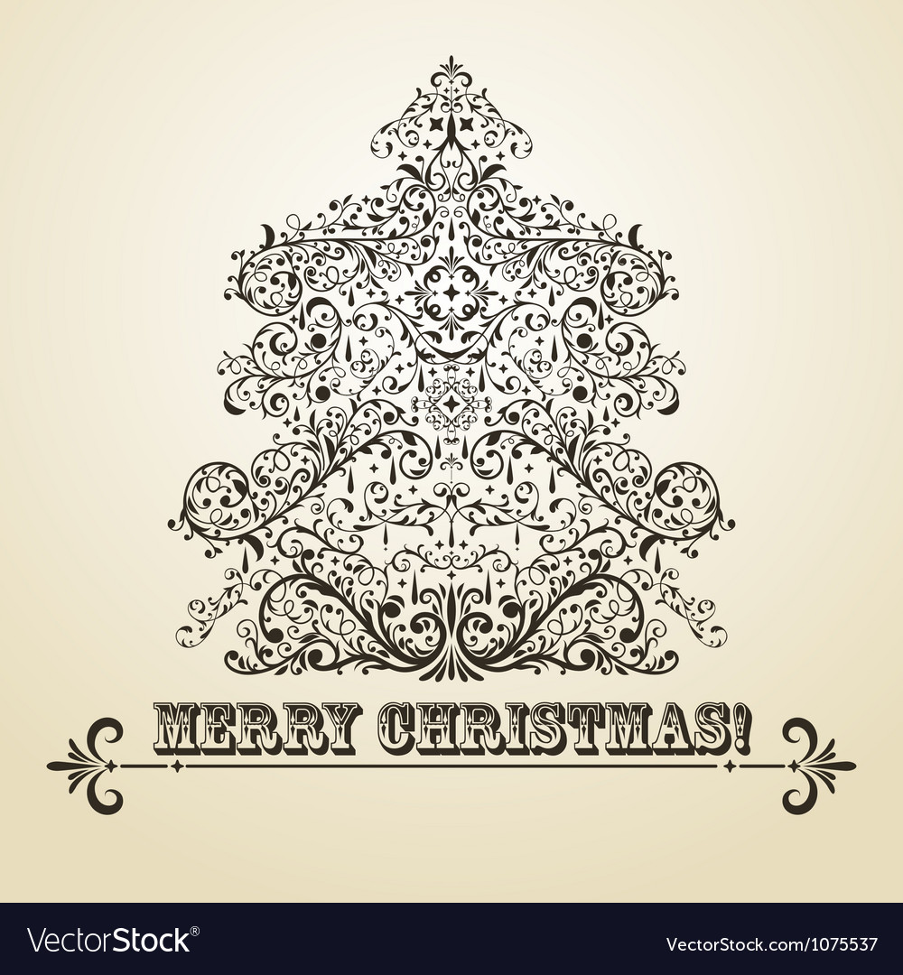 Vintage christmas greeting card