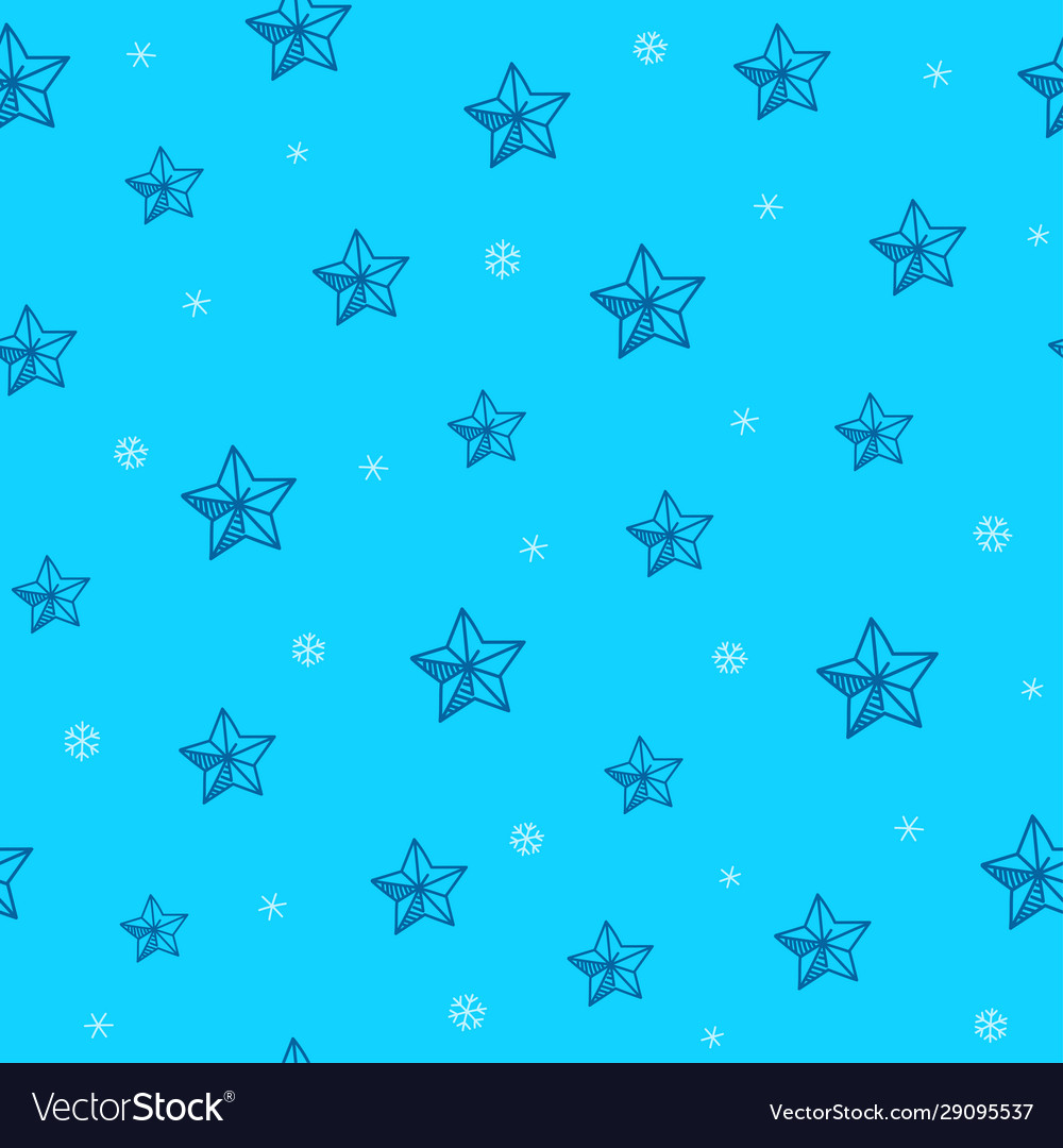 Winter holidays seamless background wrapping Vector Image