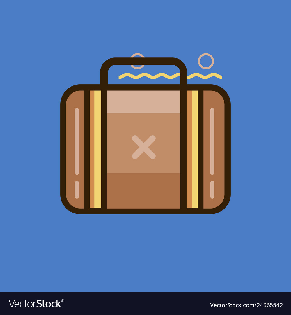 Briefcase icon set great flat icons use