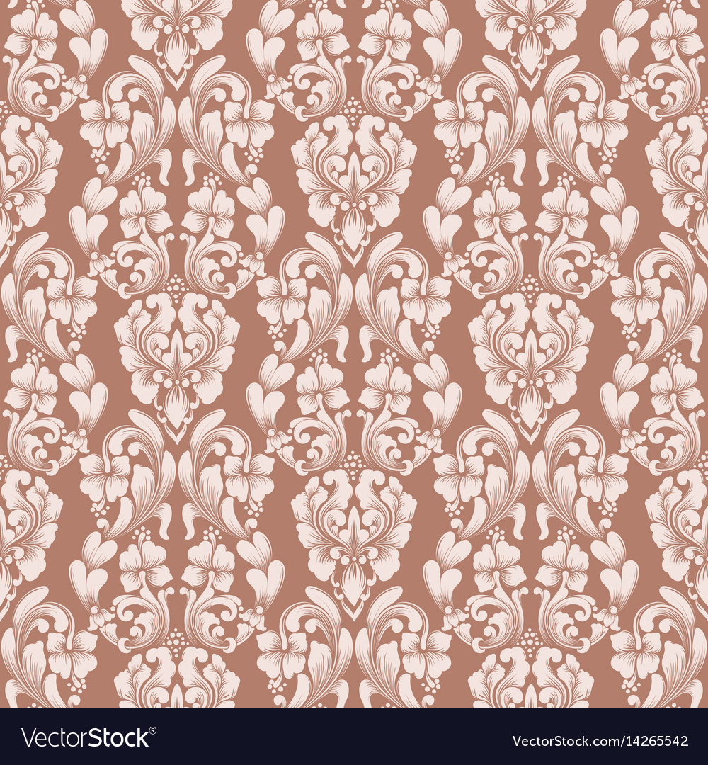 Damask seamless pattern background classical