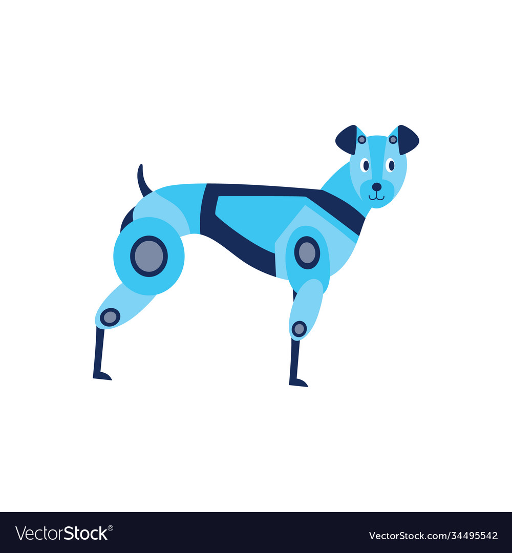 Vector robot sale dog