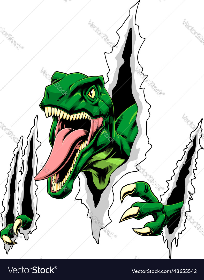 Tyrannosaurus Rex Dinosaur Royalty Free Vector Image 7112