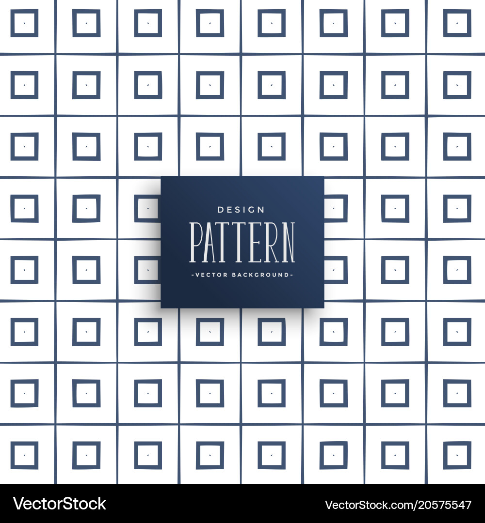 Abstract geometric square pattern background Vector Image