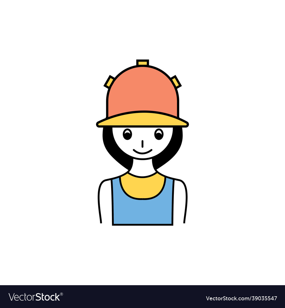 Character constructor icon design vector image Character constructor icon design
