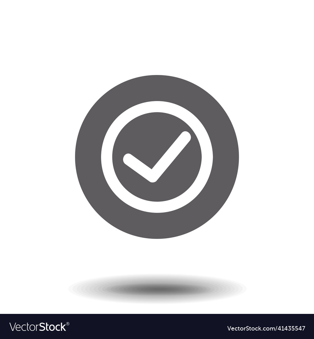 Checking mark icon design