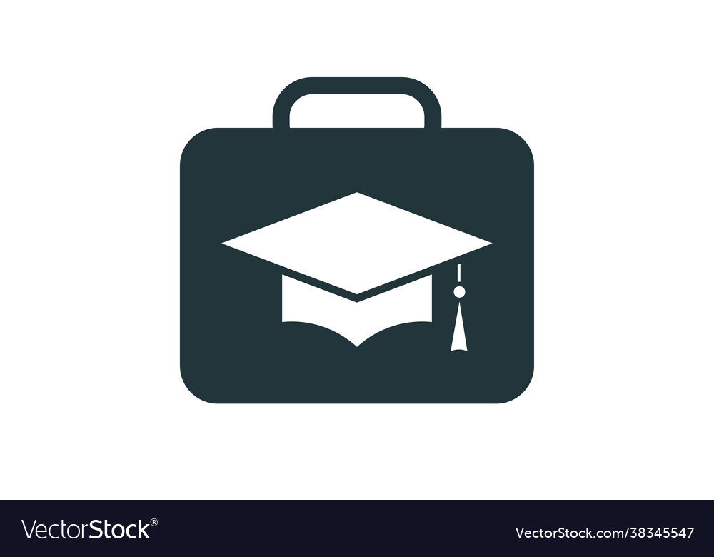 Intern simple icon flat style element vector image Intern simple icon flat style element
