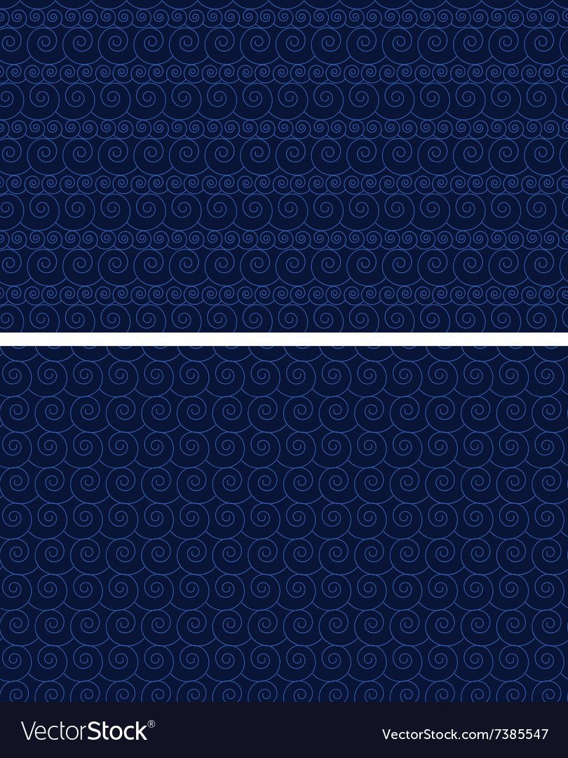 Seamless pattern waves set