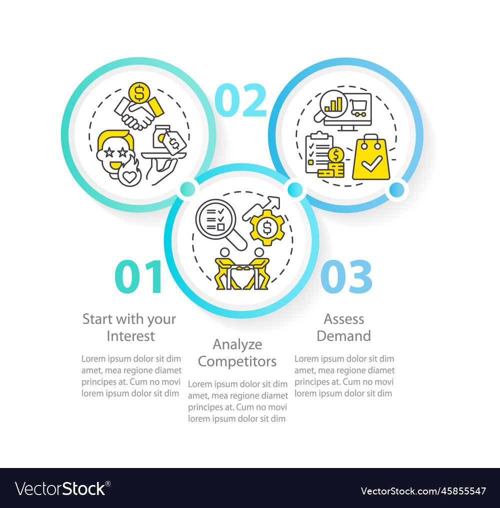 Select affiliate marketing niche onboarding Vector Image