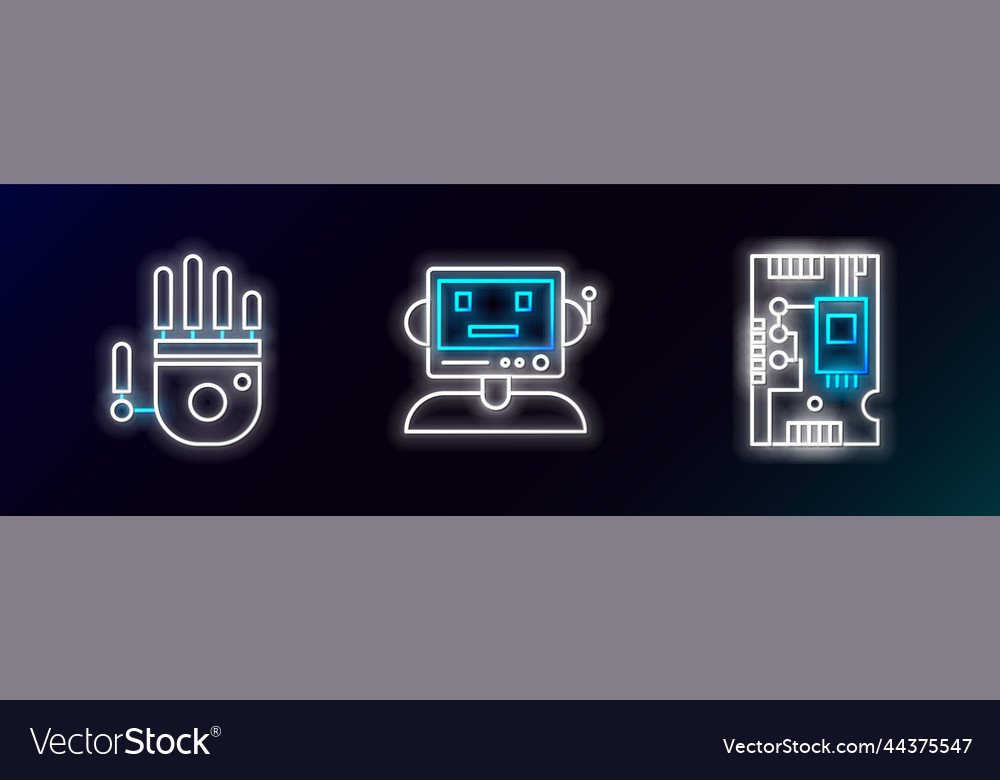 Set line electronic computer components