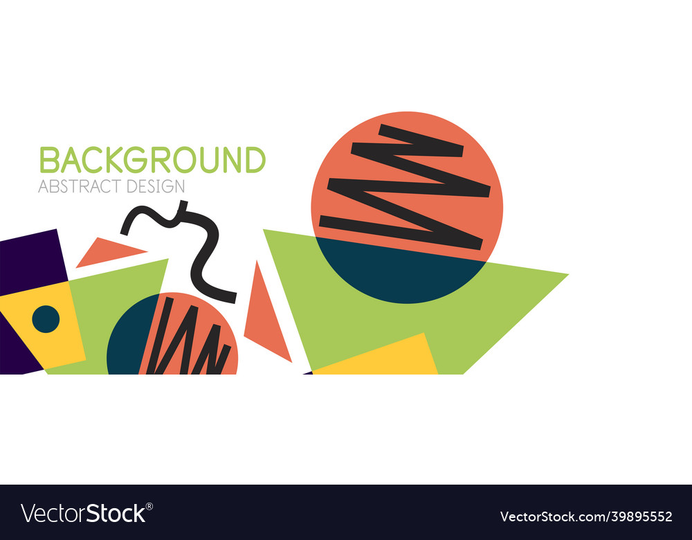 Abstract background blocks lines triangles vector image Abstract background blocks lines triangles