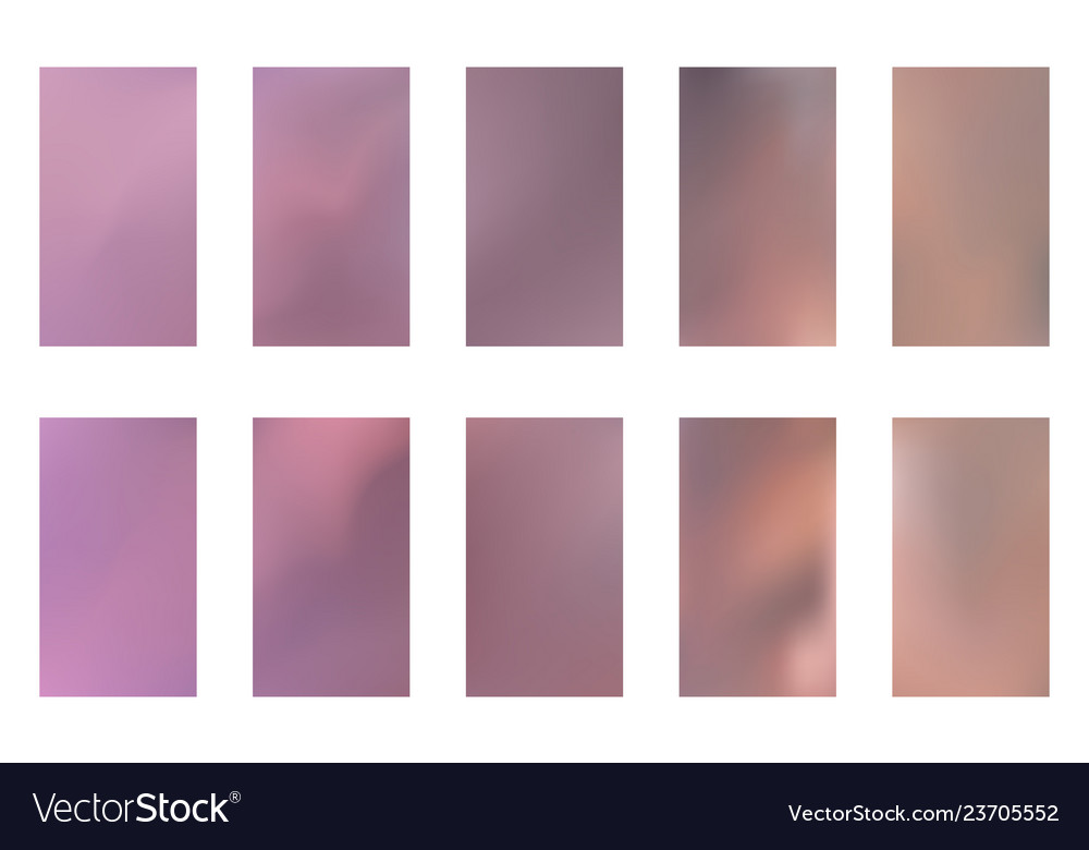 Collection of abstract gradient mesh futuristic vector image Collection of abstract gradient mesh futuristic