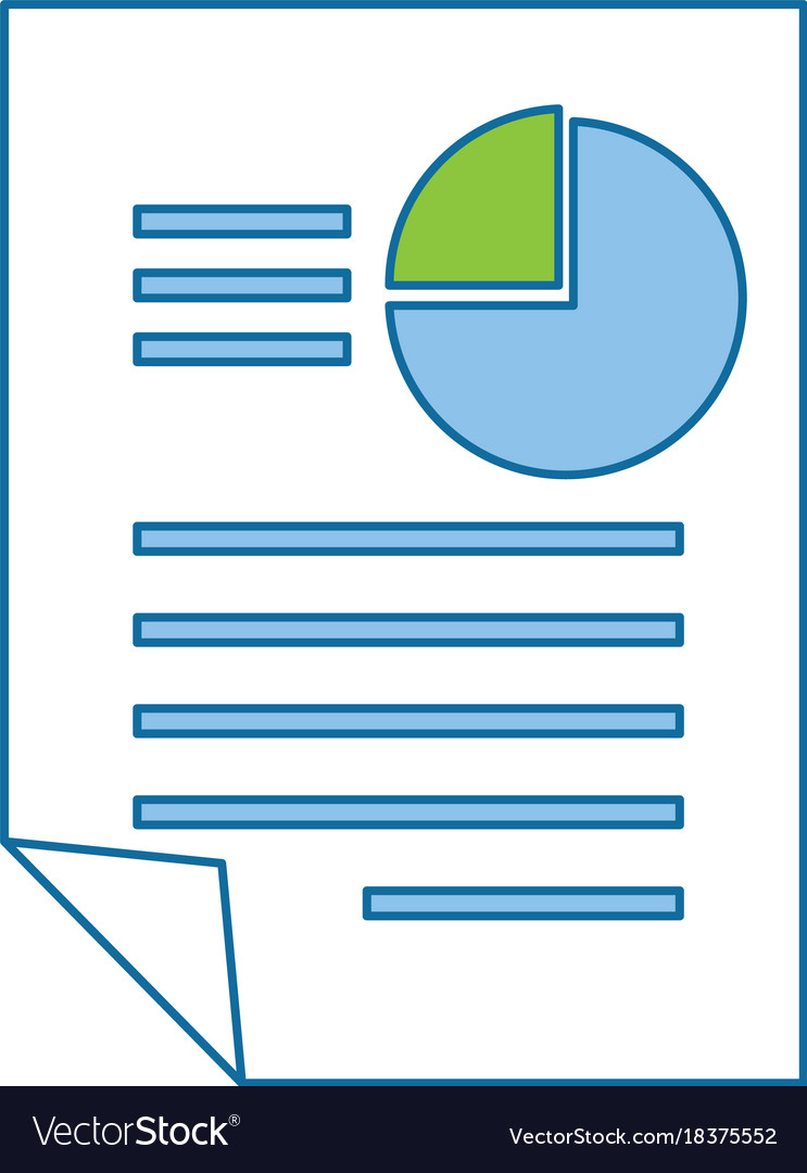 Document with statistics icon