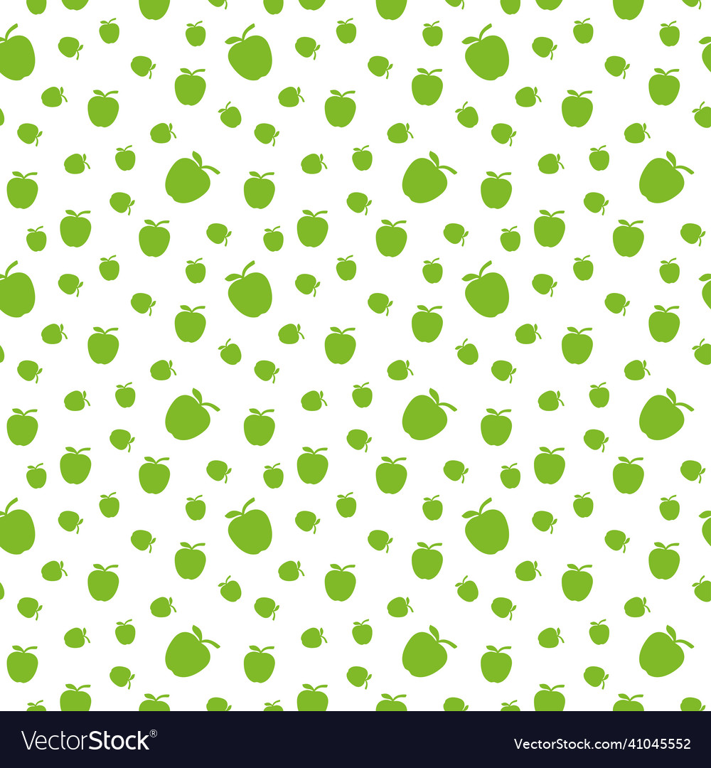 Seamless background or pattern of apples print
