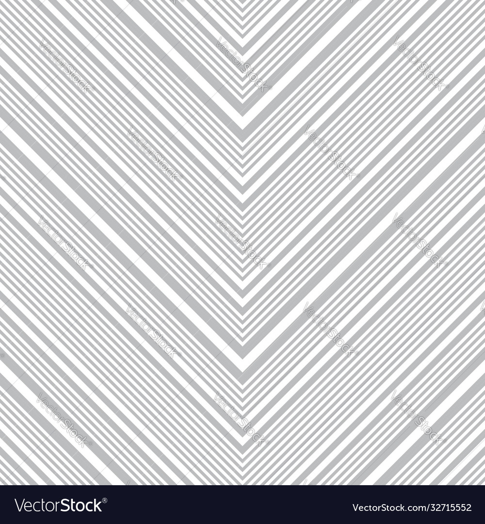 White Chevron Diagonal Stripes Seamless Pattern Vector Image