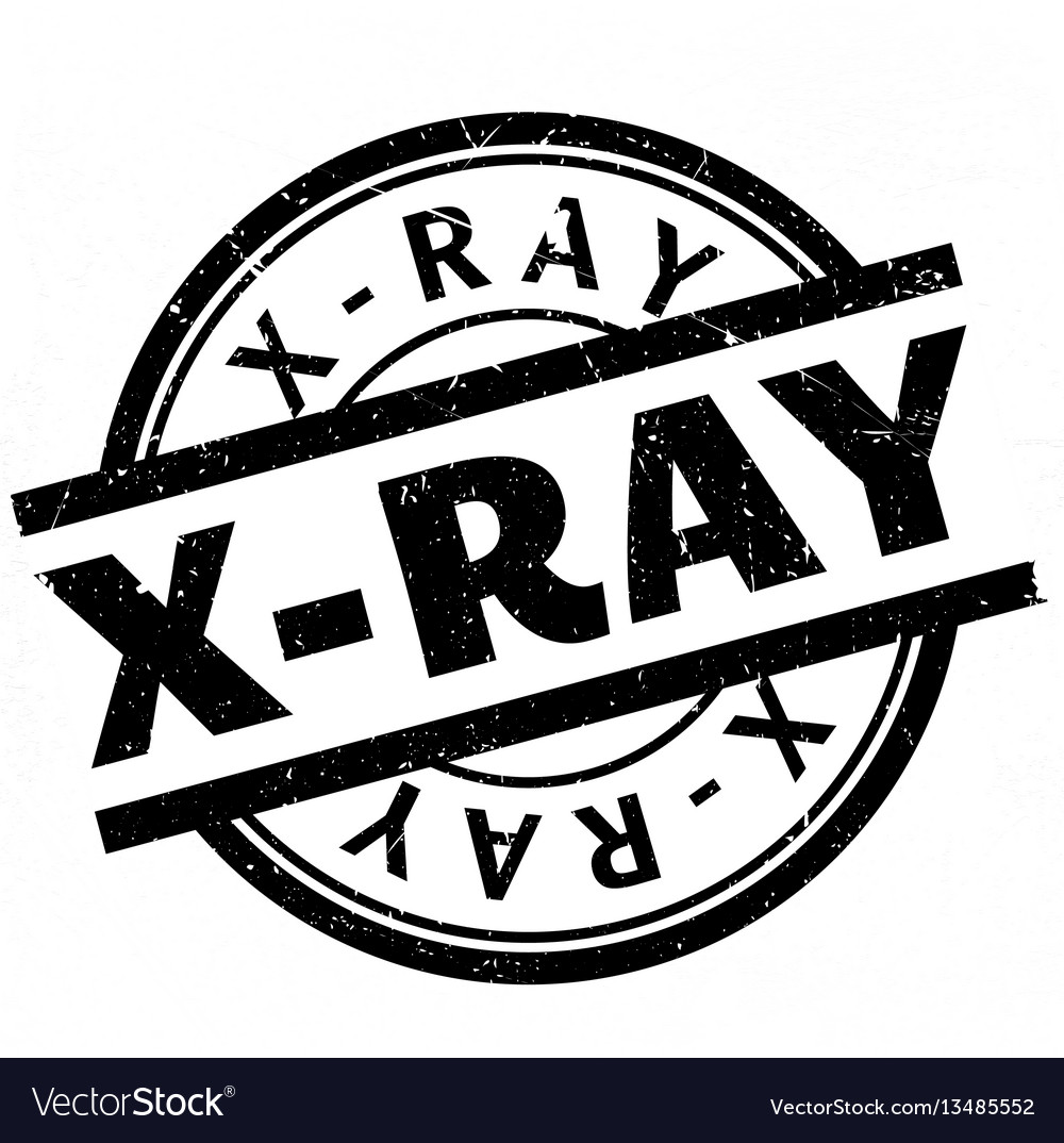 X-ray rubber stamp