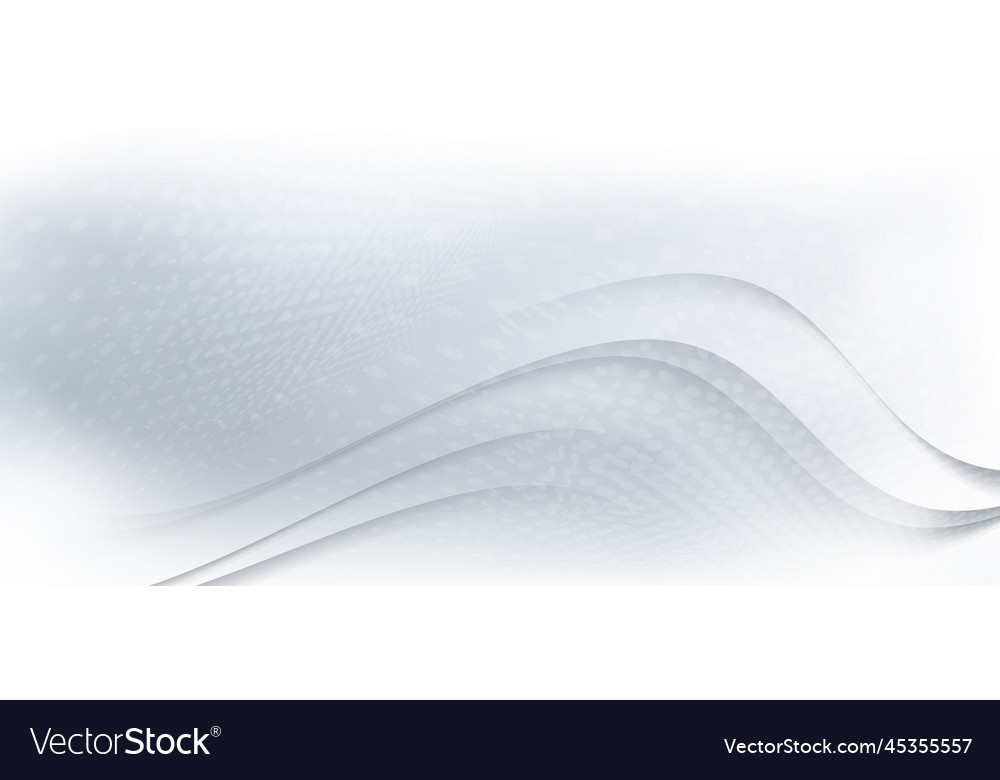 Abstract dynamic wavy curved lines and dot