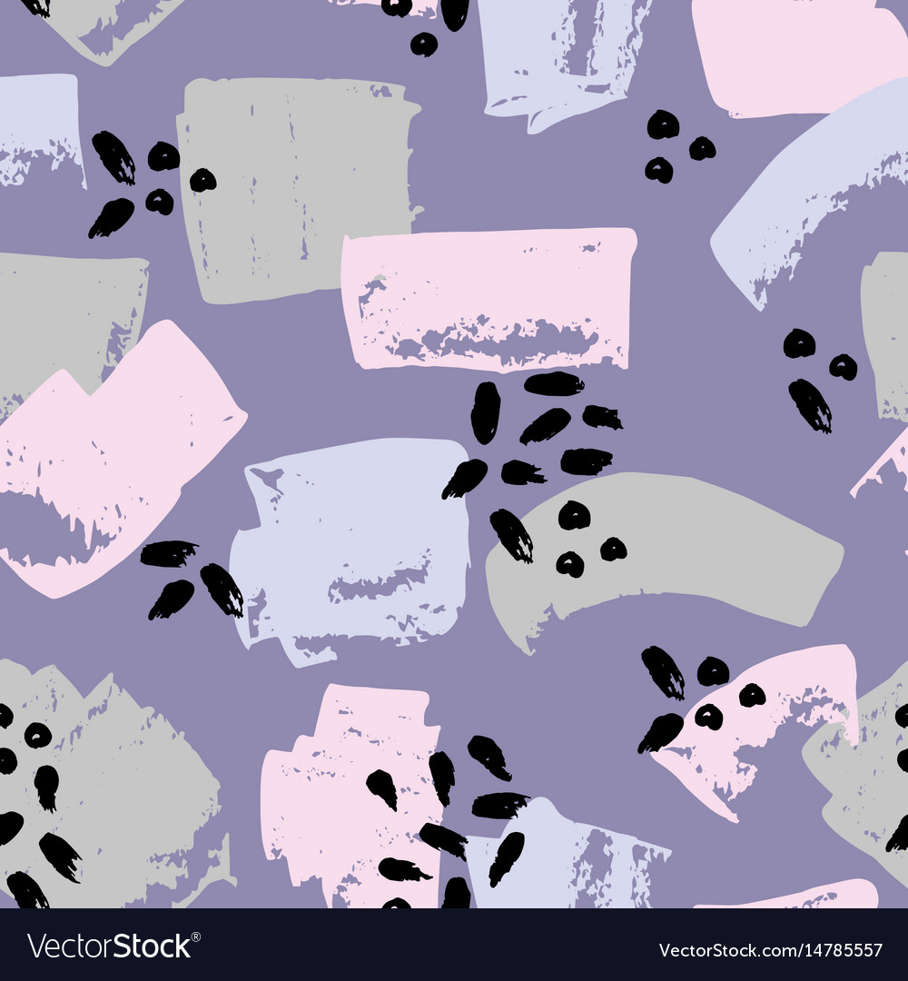 Abstract seamless pattern on a purple background