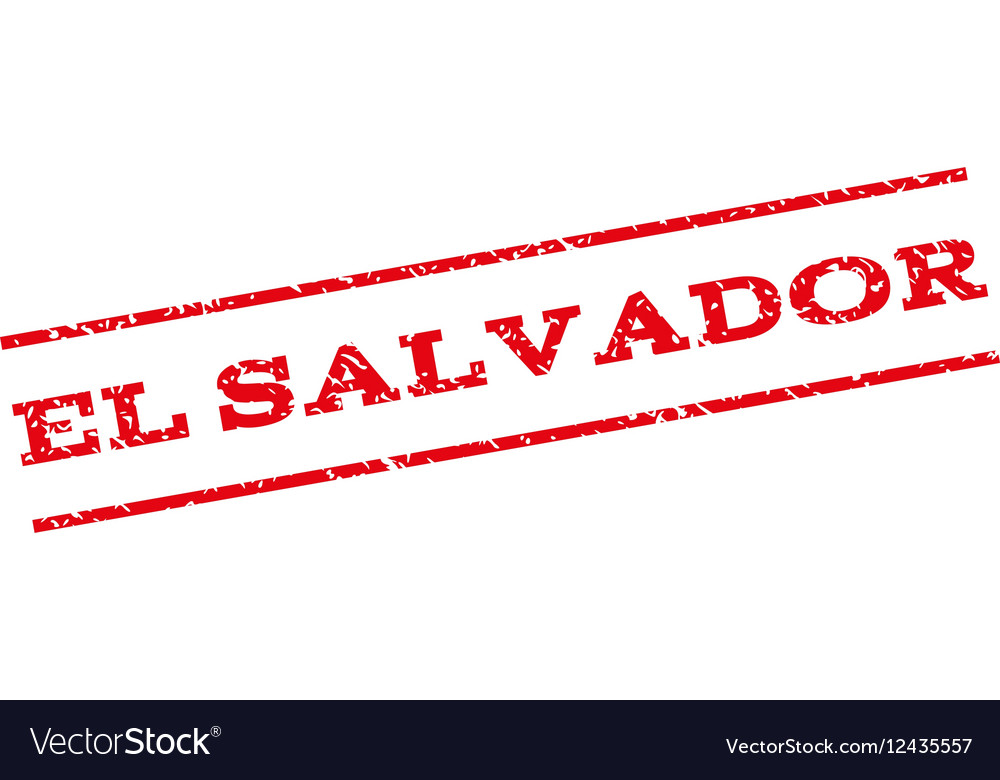 El salvador watermark stamp