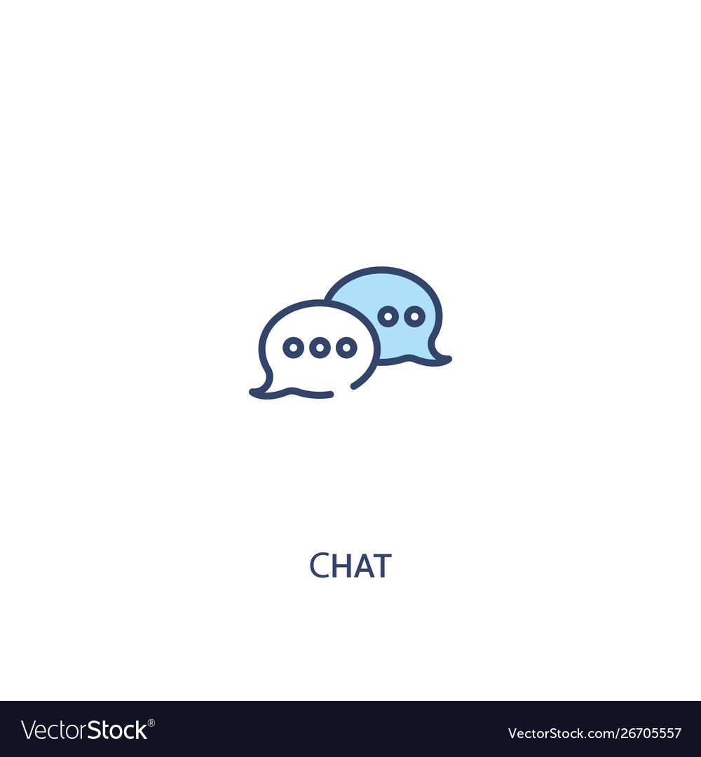 Hat concept 2 colored icon simple line element vector image Hat concept 2 colored icon simple line element