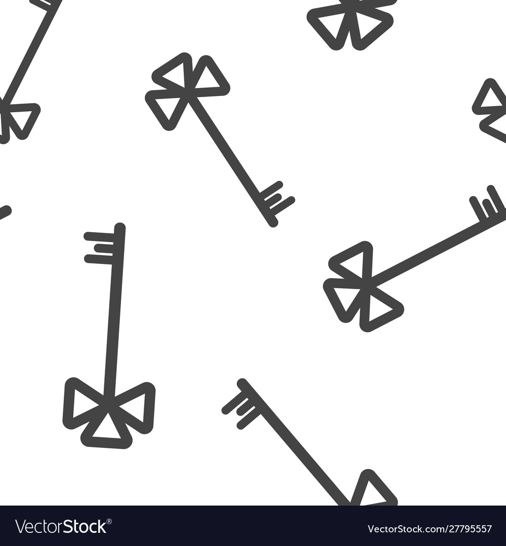 Icon a key pattern on white background