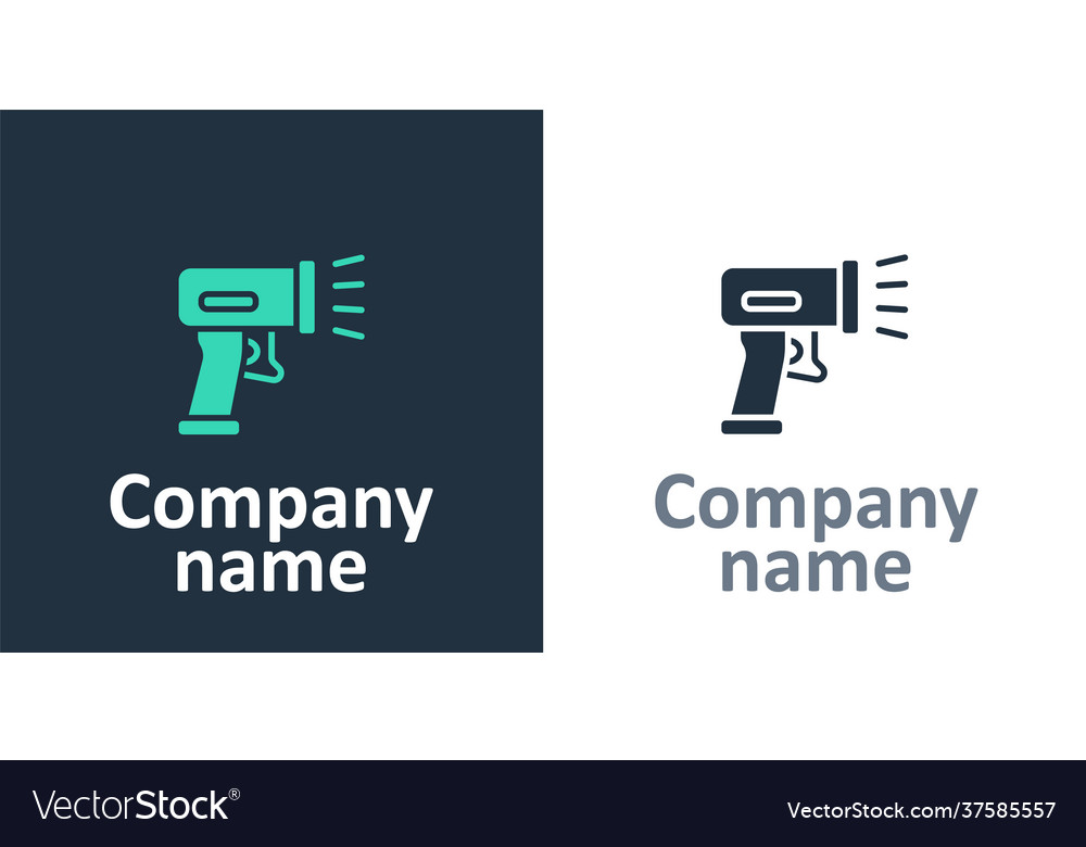 Logotype scanner scanning bar code icon isolated vector image Logotype scanner scanning bar code icon isolated