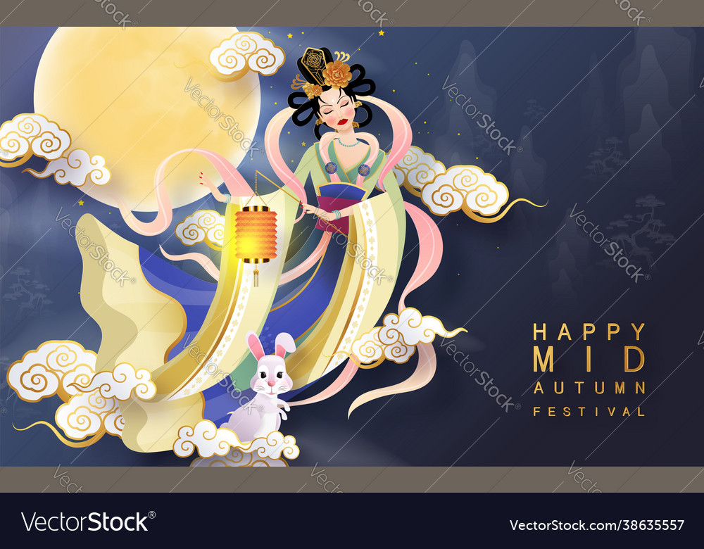 Mid Autumn Festival Moon Goddess