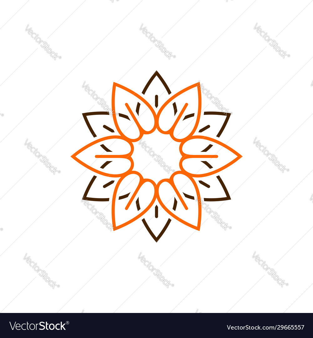 10 Petal Flower Template from cdn3.vectorstock.com