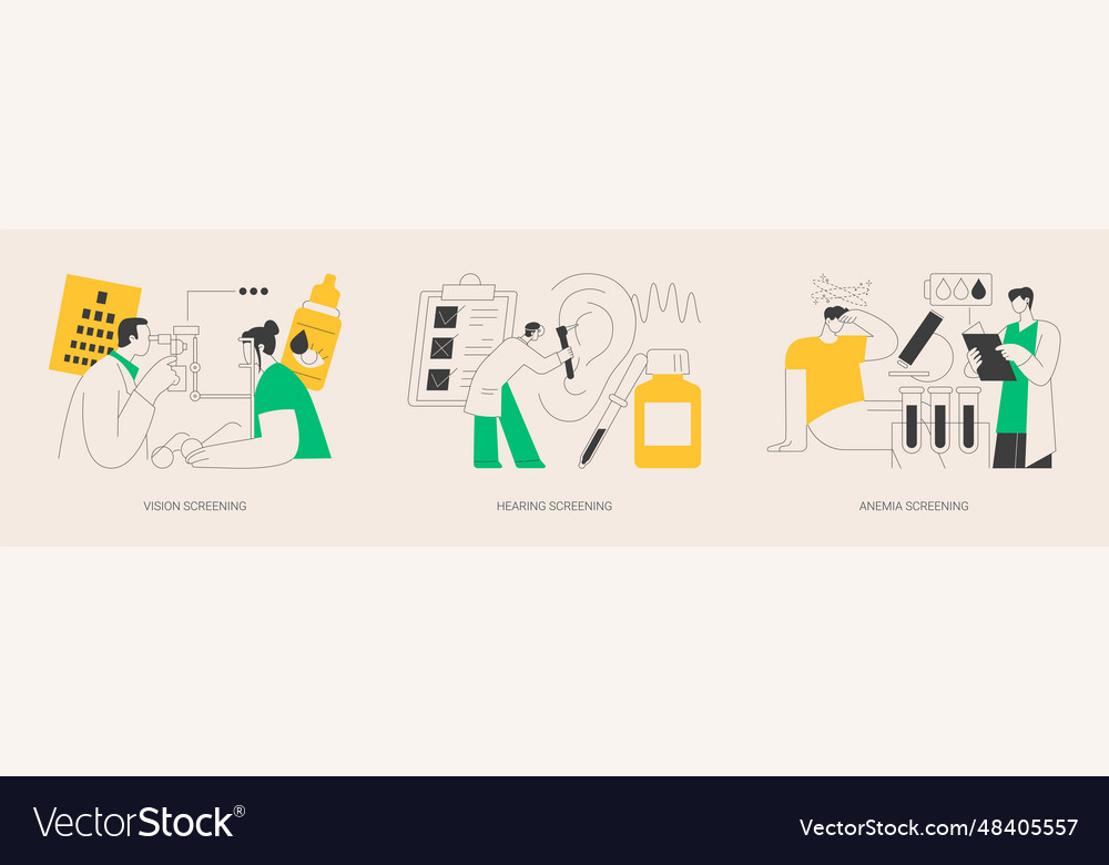 Pediatric checkup abstract concept