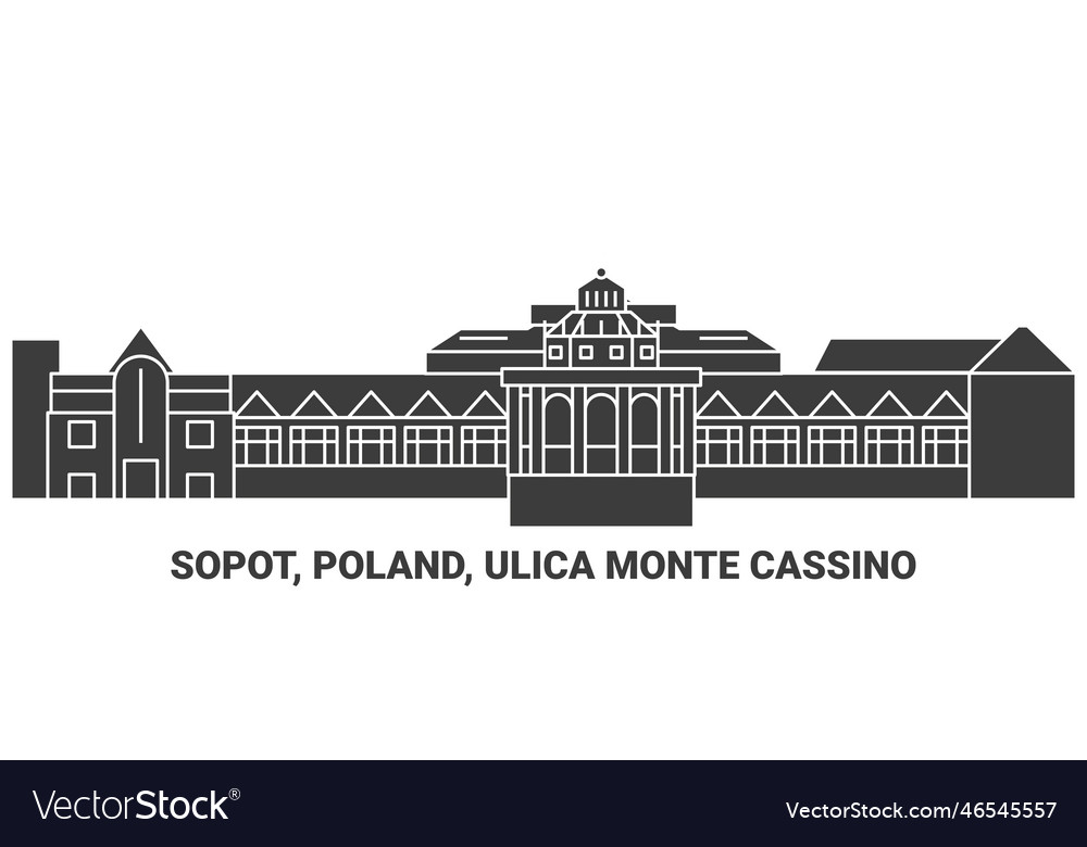 Poland sopot ulica monte cassino travel landmark