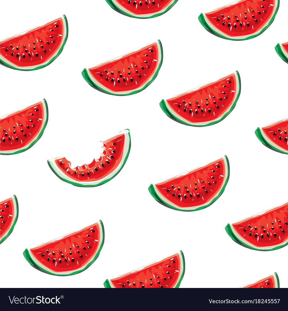 Watermelon pattern seamless background