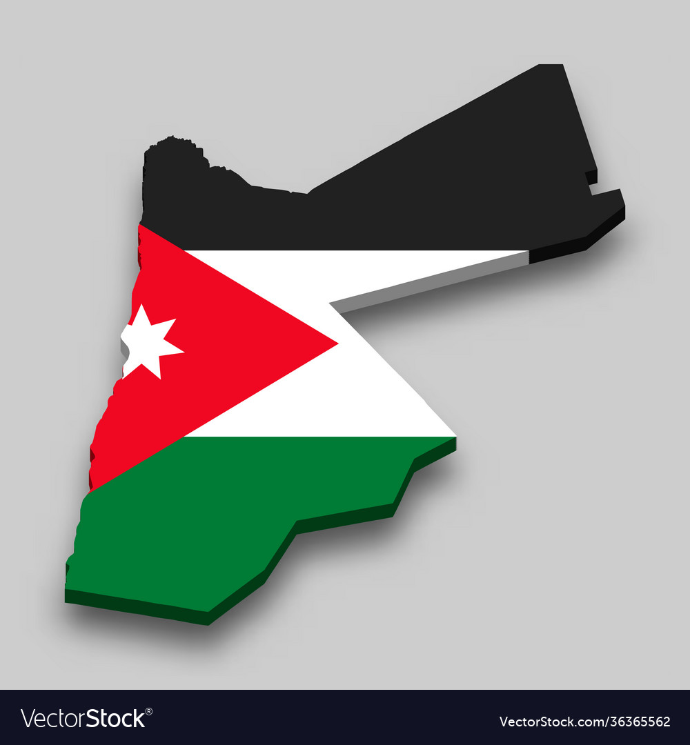 3D Isometric Jordan Map with Flag